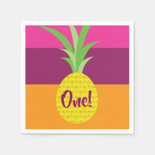 Pineapple Birthday Party Napkins