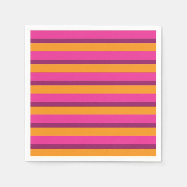 Pineapple Birthday Party Napkins (Front)