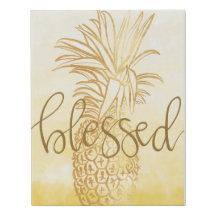 Pineapple Blessed Canvas