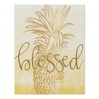 Pineapple Blessed Canvas