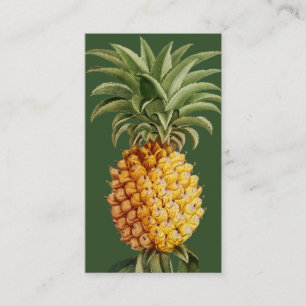 Pineapple Business Cards - Vintage Botanical