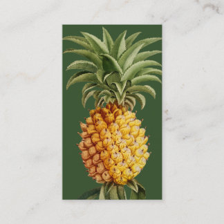 Pineapple Business Cards - Vintage Botanical