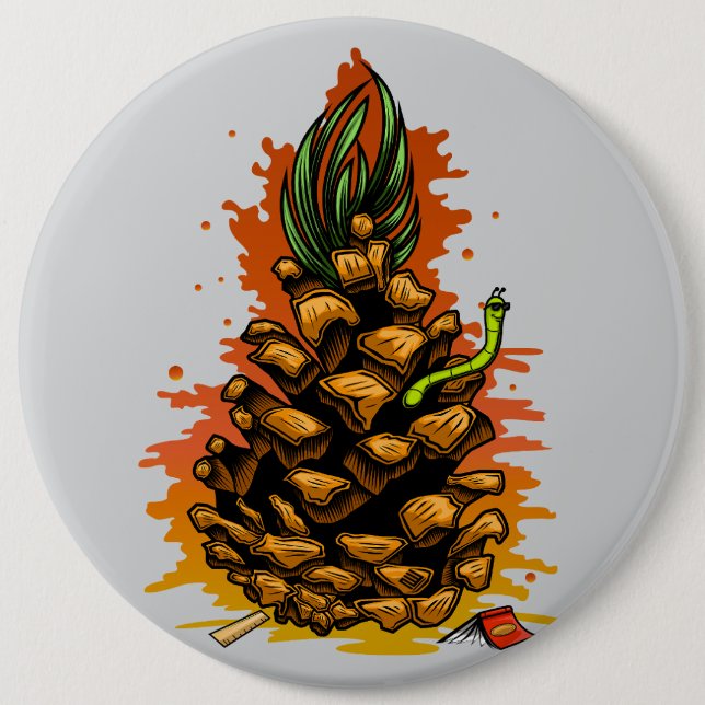 PineApple Button (Front)