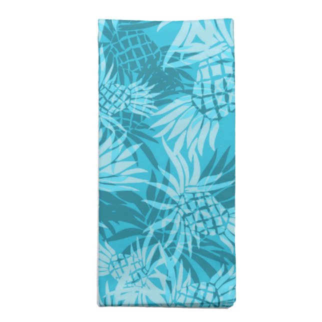 Pineapple Camo Hawaiian Dinner Napkins (Folded)