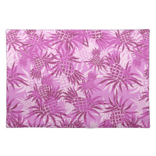 Pineapple Camo Hawaiian Dinner Placemats