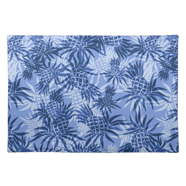 Pineapple Camo Hawaiian Dinner Placemats (Front)
