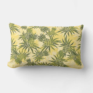 Pineapple Camo Hawaiian Lumbar Pillows