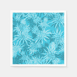 Pineapple Camo Hawaiian Tropical Paper Napkins