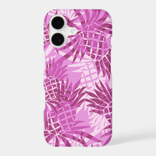 Pineapple Camo Hawaiian Tropical - Pink iPhone 17 Case