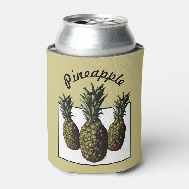 Pineapple Can Cooler (Can Front)