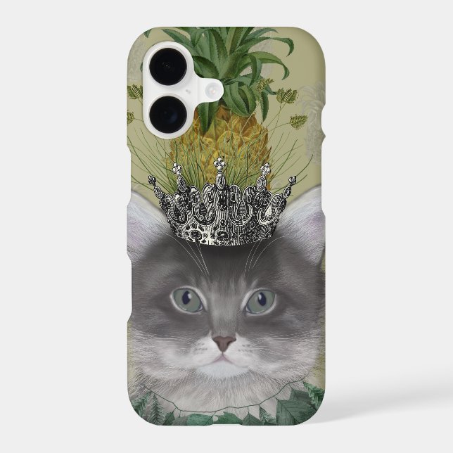 Pineapple Cat Iphone Case (Back)