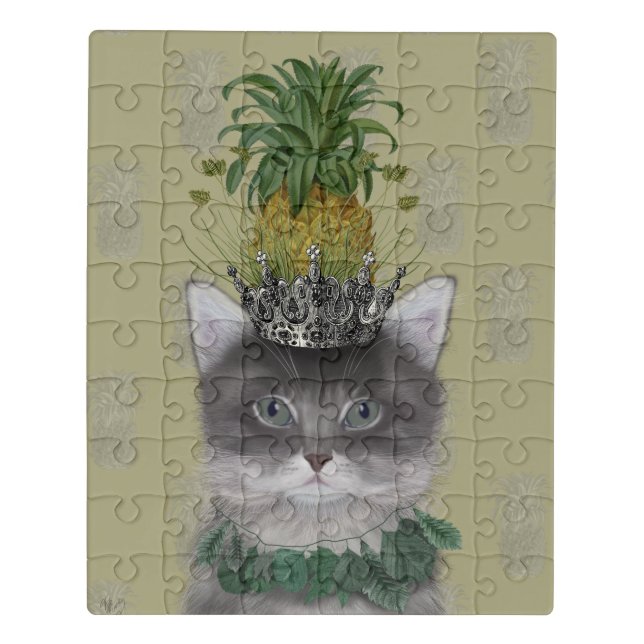 Pineapple Cat Jigsaw Puzzle (Puzzle Vertical)
