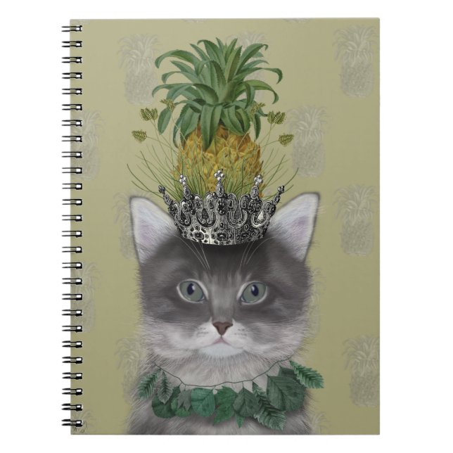 Pineapple Cat Notebook (Front)