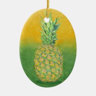 Pineapple Ceramic Ornament