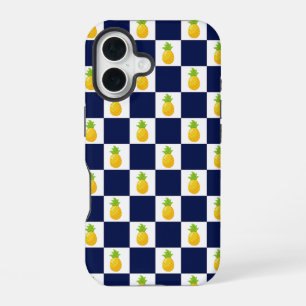 Pineapple Checkered iPhone Case