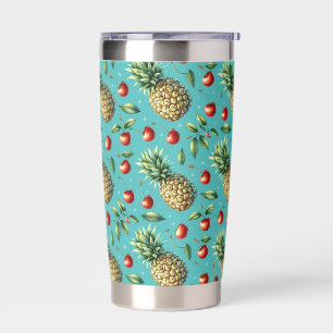 Pineapple Cherry Bliss Insulated Tumbler