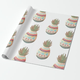 Pineapple Christmas Wrapping Paper