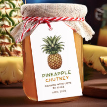 Pineapple chutney homemade preserve