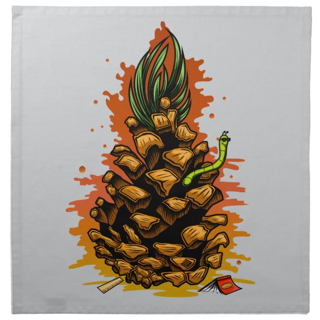 PineApple Cloth Napkin (Front)