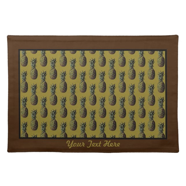 Pineapple Cloth Placemat (Front)