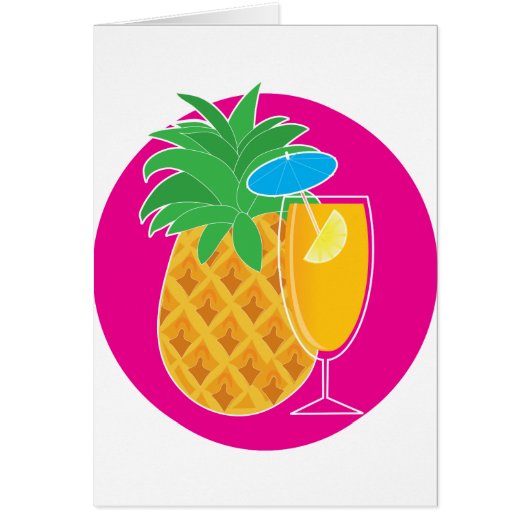 Pineapple Cocktail Cards (Front)