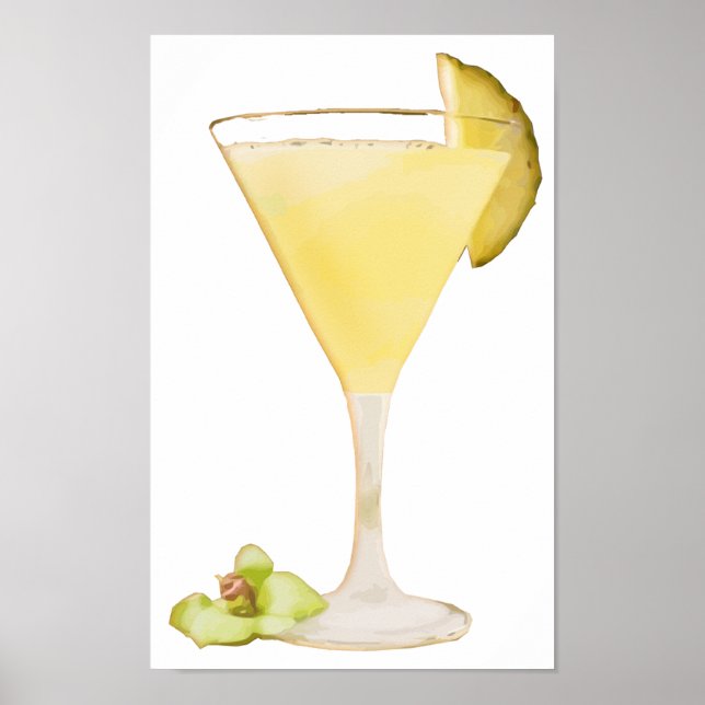 Pineapple Cocktail Poster (Front)