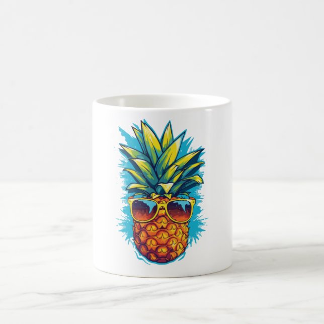 pineapple coffee mug (Center)
