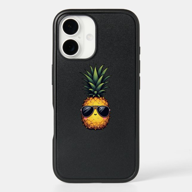 Pineapple Cool Otterbox iPhone Case (Back)