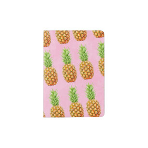 Pineapple cool pattern passport holder