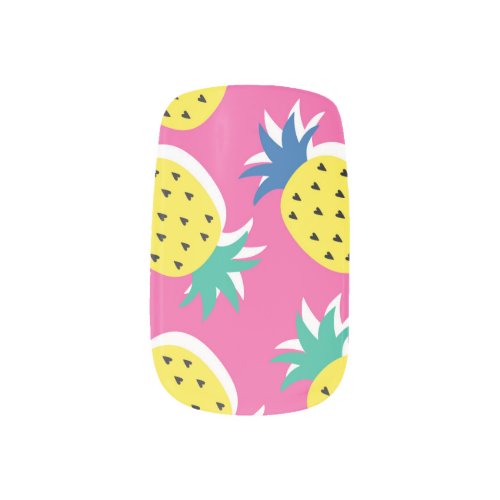 Pineapple Crazy Colors Childish Pop_Art Minx Nail Art