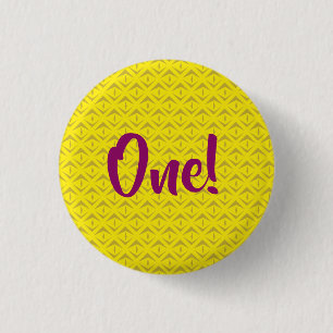 Pineapple Cute Kid's Birthday Party Summer Button