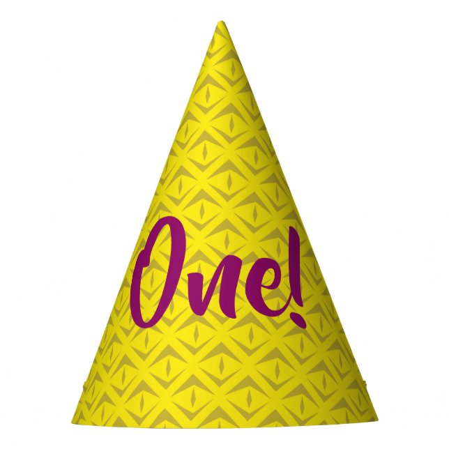 Pineapple Cute Kid's Birthday Party Summer Hat (Front)