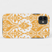 Pineapple Damask Orange Case-Mate iPhone Case (Back (Horizontal))