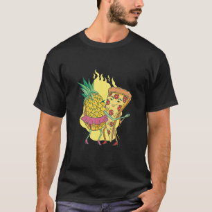Pineapple Dancing With Pizza Hawaii Italy Meme T-Shirt