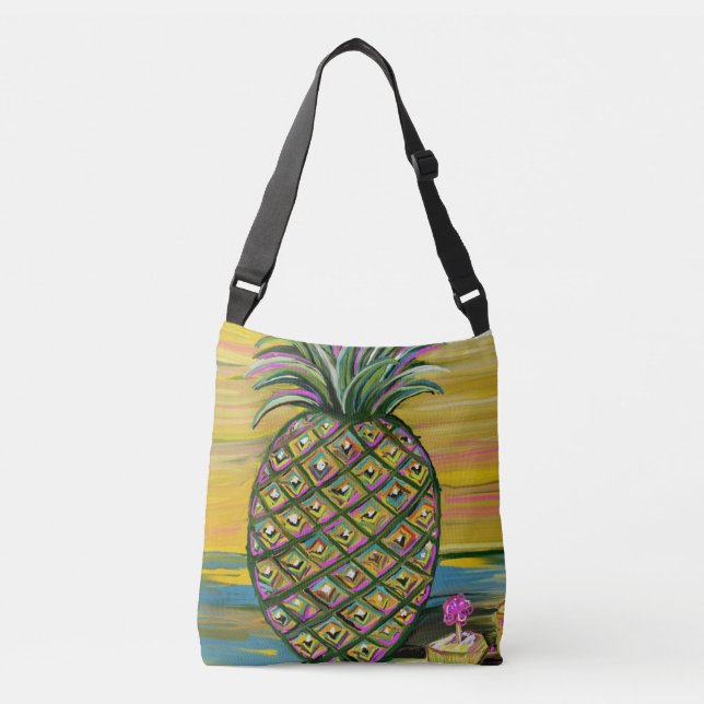 Pineapple Delight Crossbody Bag (Front)