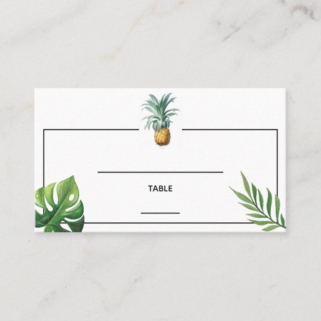 Pineapple Delight Place Card (Front)