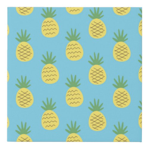 Pineapple Delight Tropical Fruit Print