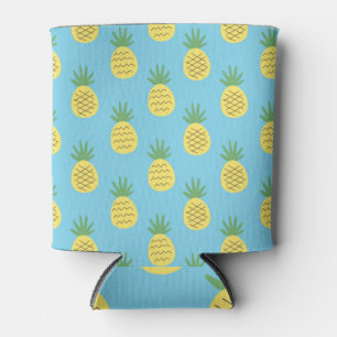 Pineapple Delight: Tropical Fruit Print Can Cooler