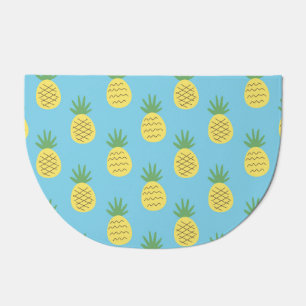 Pineapple Delight: Tropical Fruit Print Doormat