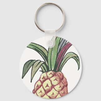 Pineapple Design Keychain