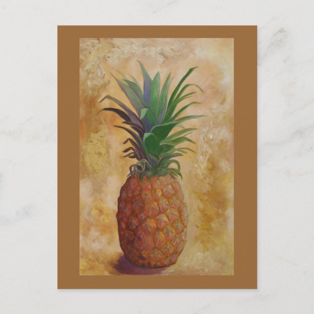 Pineapple Design Postcard (Front)