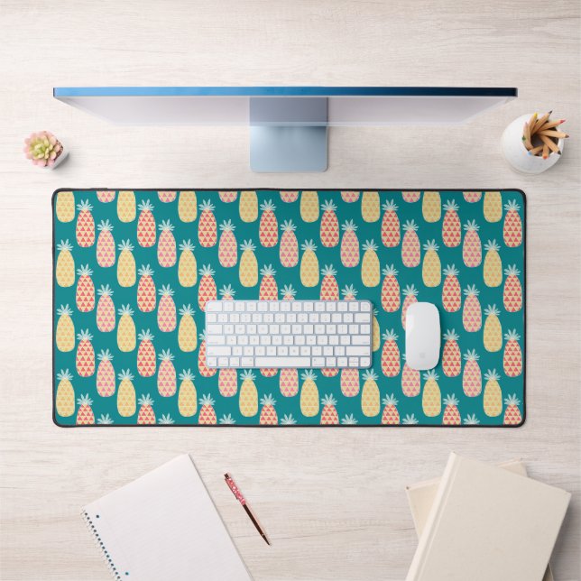 Pineapple Doodle Pattern Desk Mat (Office 1)