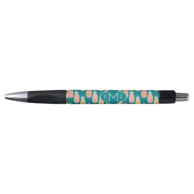 Pineapple Doodle Pattern | Monogram Pen (Front)
