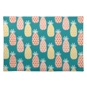 Pineapple Doodle Pattern Placemat