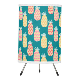 Pineapple Doodle Pattern Tripod Lamp