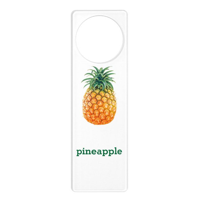 Pineapple Door Hanger (Front)