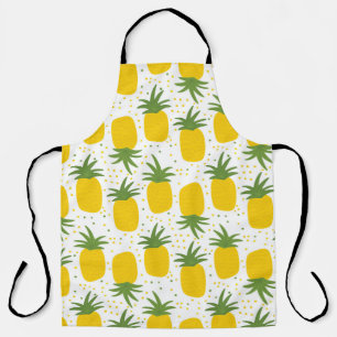 Pineapple Dots: Summer Fruit Design Apron