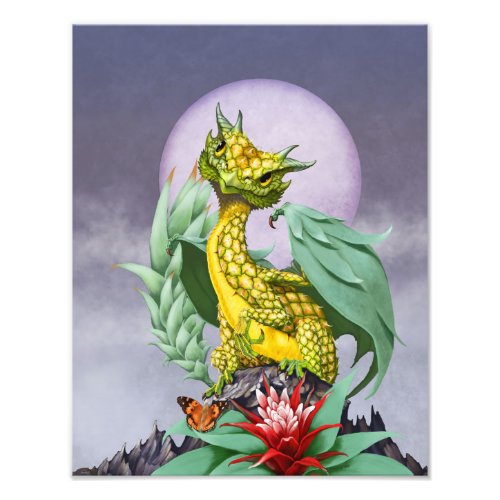 Pineapple Dragon 11x14 Print