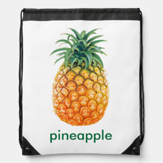 Pineapple Drawstring Bag
