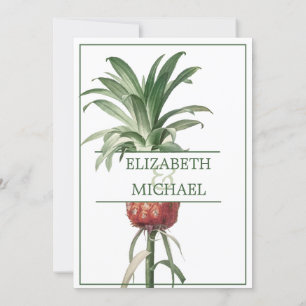 Pineapple Elegant Wedding Modern Chic Rehearsal Invitation